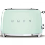 Тостер SMEG 50's Style, TSF01PGEU, 2 филии, 950 W, Пастелно зелен